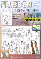 Vorschau - Arbeitsblätter - Frieden 🕊 - Kooperatives Poster - Ukraine / Russland / Israel SPENDENAKTION - Seite 1