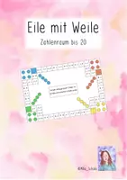 Vorschau - Spiele - Eile mit Weile Zahlenraum bis 20 - Deckblatt