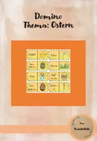 Vorschau - Spiele - Domino zum Thema "Ostern" Deutsch DaZ/DaF Förder - Deckblatt