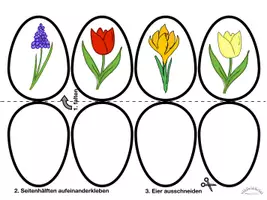 Vorschau - Spiele - Zauber-Ei-Spiel (z.B. Paare finden) - Ostern, Frühling, Frühblüher - Seite 2