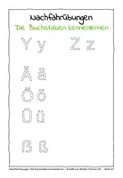 Vorschau - Arbeitsblätter - Schwungübungen/ Nachfahrübungen ABC zum Schulanfang: Die Buchstaben kennenlernen - Seite 2