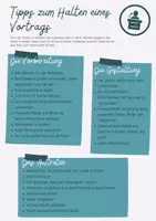 Vorschau - Poster - Tipps zum Vortrag halten - Seite 1