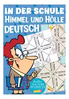 Vista previa - Juegos / Gamificación - Schule / Schulsachen Himmel und Hölle Spiel Deutsch / juego Alemán - Portada