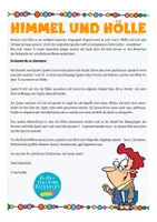 Vista previa - Juegos / Gamificación - Schule / Schulsachen Himmel und Hölle Spiel Deutsch / juego Alemán - página 1