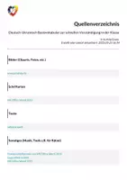 Vorschau - Fördermaterial/Inklusion - DaZ/DaF: Deutsch-Ukrainisch Basisvokabular zur schnellen Verständigung in der Klasse - Seite 1