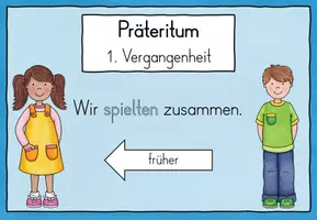 Vorschau - Unterrichtsreihen - BUNDLE: Zeitformen Übungsheft - Präsens, Präteritum, Perfekt & Futur - Seite 3