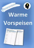 Vorschau - Stundenentwürfe - Materialpaket: Küche Theorie Vorspeisen, Suppen & Brühen - Seite 1
