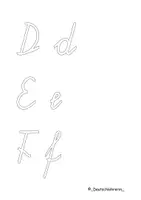 Vorschau - Arbeitsblätter - Das Alphabet in der Schulschrift - Seite 2