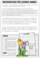 Vorschau - Arbeitsblätter - It's Spring! - Reading Comprehension (2-fach differenziert + Conversation Strips) - Seite 1