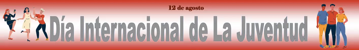 Vista previa - Decoración del aula - Pancarta / Juventud/ Efeméride - página 1