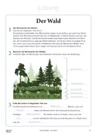 Vorschau - Arbeitsblätter - Arbeitsblatt »Der Wald« für die Grundschule - Seite 2
