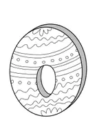 Vorschau - Präsentationen/Tafelbilder - Schriftzug "Frohe Ostern" zum Ausmalen (mit Schattierung) - Seite 3