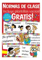 Aperçu - Présentation / Support pour le tableau - FREEBIE normas de clase (règles de la classe Espagnol) - Page de couverture