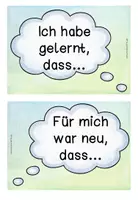 Vorschau - Merkblätter - Reflexionskarten zur Reihenreflexion oder Stundenreflexion - Seite 3