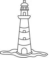 Aperçu - Matériel pour travaux manuels / dessin - Coloriages Phare - Page de couverture