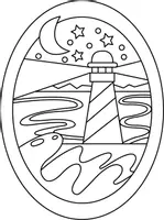 Aperçu - Matériel pour travaux manuels / dessin - Coloriages Phare - Page 1