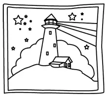 Aperçu - Matériel pour travaux manuels / dessin - Coloriages Phare - Page 3