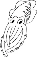 Aperçu - Matériel pour travaux manuels / dessin - Coloriages Pieuvre - Page de couverture
