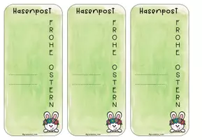 Vorschau - Bildkarten - FREEBIE: Hasenpost (Grüße zu Ostern) - Seite 3