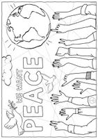 Vorschau - Mal- und Bastelvorlagen - Peace - Cooperative Poster - SPENDENAKTION Frieden Ukraine - Seite 2