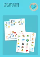 Vorschau - Spiele - Finde den Zwilling DD6 unité 5 - Deckblatt