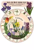 Vorschau - Mal- und Bastelvorlagen - Frühblüher Lerndrehscheibe 1 - Deckblatt