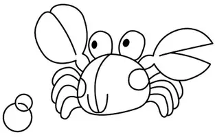 Aperçu - Matériel pour travaux manuels / dessin - Coloriages Crabe - Page 3