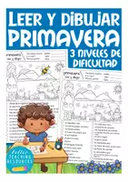 Aperçu - Feuilles d'exercices - primavera leer y dibujar Español / Espagnol - Page de couverture