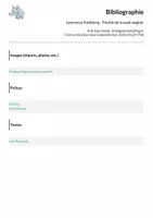 Aperçu - Feuilles d'exercices - Lawrence Kohlberg - Feuille de travail anglais - Page 1