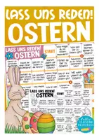 Vorschau - Stationenlernen - Ostern Plauderbrettspiel Deutsch DAZ - Lass uns reden - Deckblatt