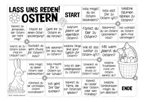Aperçu - Jeux - Ostern Deutsch Spiel deutsch / Allemand "Lass uns reden!" - Page 2