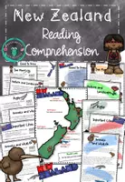 Vorschau - Unterrichtsreihen - New Zealand Reading Comprehension - Reise durch Neuseeland - Deckblatt