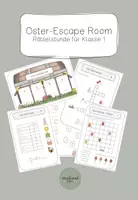 Vorschau - Stundenentwürfe - Oster Escape-Room - Rätselstunde für Klasse 1 - Deckblatt