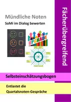 Vorschau - Test - Notenbesprechung - Mündliche Noten - SoMi - Selbsteinschätzung - Sonstige Mitarbeit Benotung - Quartalsnoten Reflexionsbogen - Deckblatt