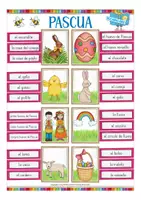 Aperçu - Jeux - Pascua clip cards Español/ Espagnol juego de vocabulario - Page 2