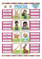 Aperçu - Jeux - Pascua clip cards Español/ Espagnol juego de vocabulario - Page 3