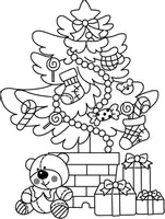 Aperçu - Matériel pour travaux manuels / dessin - Coloriages Sapin - Page de couverture
