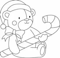 Aperçu - Matériel pour travaux manuels / dessin - Coloriages Ours de Noël - Page de couverture