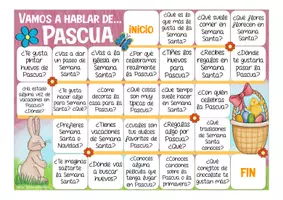 Aperçu - Jeux - Pascua / Semana Santa - Español (jeu Espagnol) "¡Vamos a hablar!" - Page 1