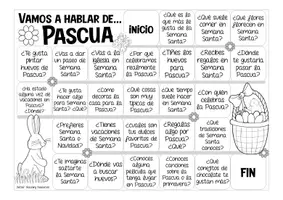 Aperçu - Jeux - Pascua / Semana Santa - Español (jeu Espagnol) "¡Vamos a hablar!" - Page 2