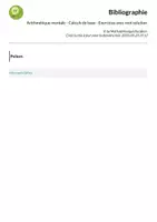 Aperçu - Feuilles d'exercices - Arithmétique mentale - Calculs de base - Exercices avec mot solution - Page 2
