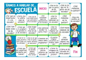 Vorschau - Spiele - en la ESCUELA juego Español Brettspiel Spanisch "Vamos a hablar" - Seite 1