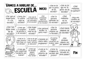 Aperçu - Jeux - ESCUELA - juego Español (jeu Espagnol) juego de mesa "¡Vamos a hablar!" - Page 2