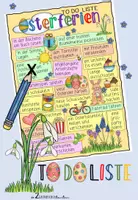 Vorschau - Arbeitsblätter - Osterferien To do Liste - Deckblatt