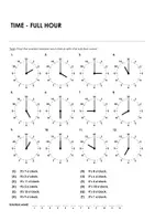 Aperçu - Feuilles d'exercices - TIME - FULL HOUR pour l'enseignement de l'anglais - Page 2