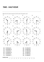 Aperçu - Jeux - TIME - HALF HOUR pour l'enseignement de l'anglais - Page 2