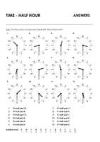 Aperçu - Jeux - TIME - HALF HOUR pour l'enseignement de l'anglais - Page 3