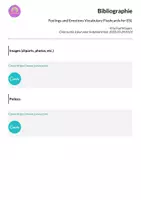 Aperçu - Apprentissages en autonomie - Flashcards de vocabulaire sur les sentiments et les émotions en ANGLAIS - Feelings and Emotions Vocabulary Flashcards for ESL - Page 1