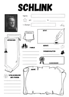 Vorschau - Arbeitsblätter - Bernhard Schlink - Steckbrief - Seite 3