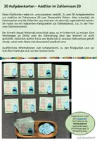 Vorschau - Spiele - Wachsendes Oster-Materialpaket Klettaufgaben Mathe - Seite 1